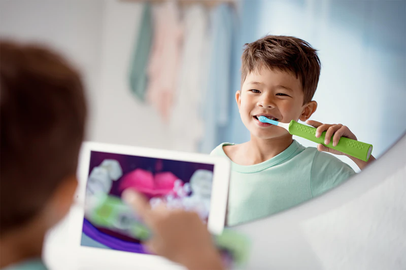 Elektrická sonická zubná kefka Philips Sonicare For Kids 3+ HX6352/11 pre deti