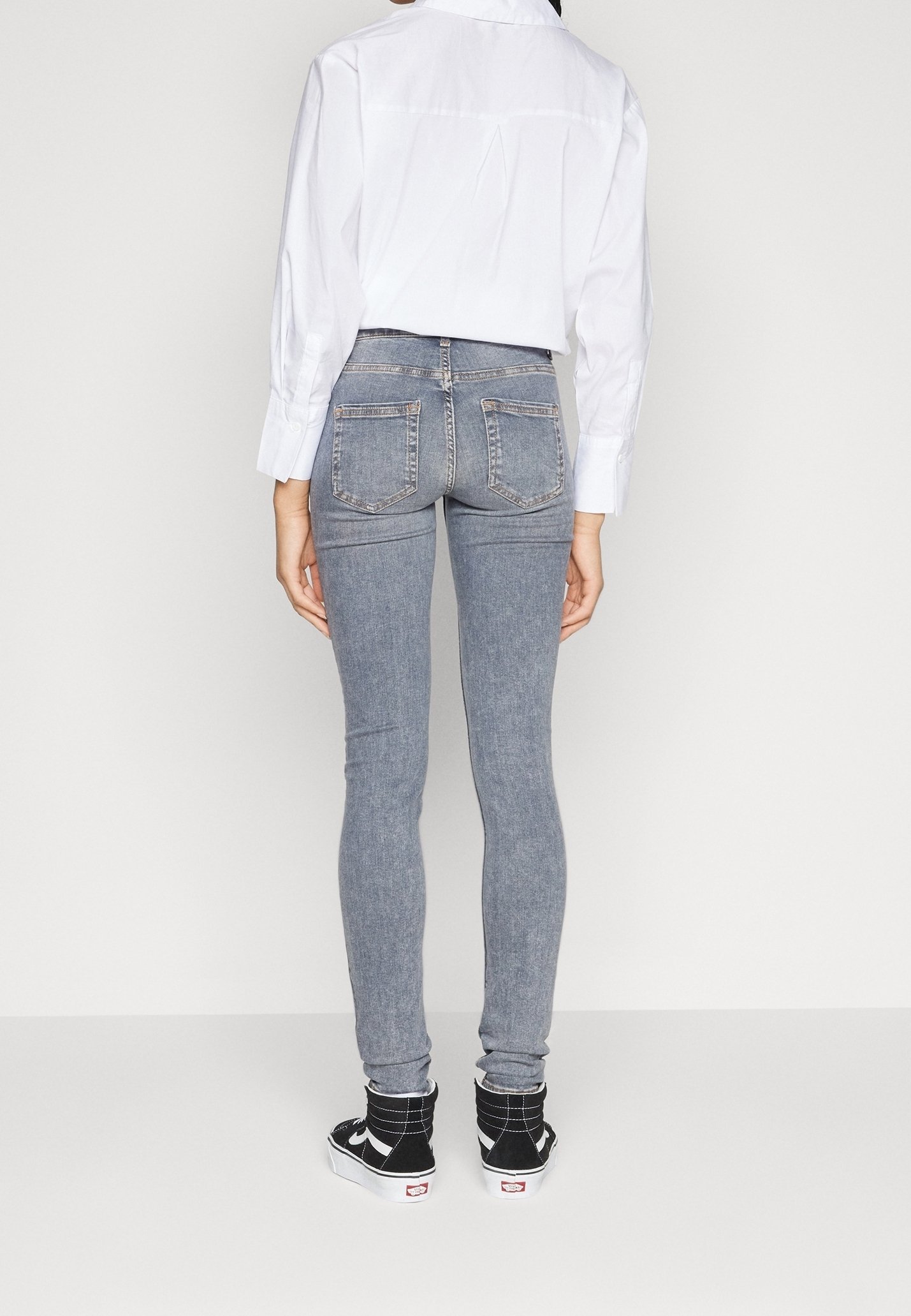 ONLY Skinny Fit Jeans - grijze denim