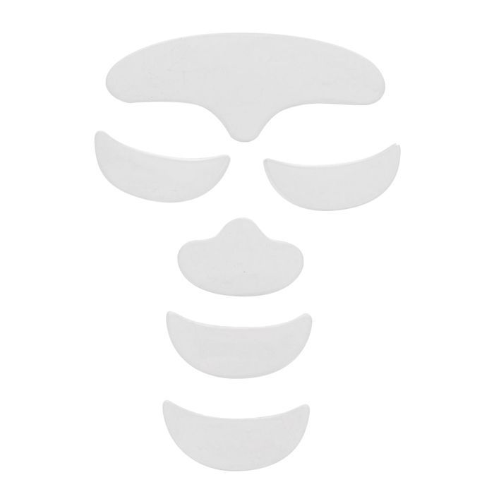 6Pcs Patch Anti-rides en Silicone Coussinets Levage de Peau Réutilisable pour Front Yeux Visage