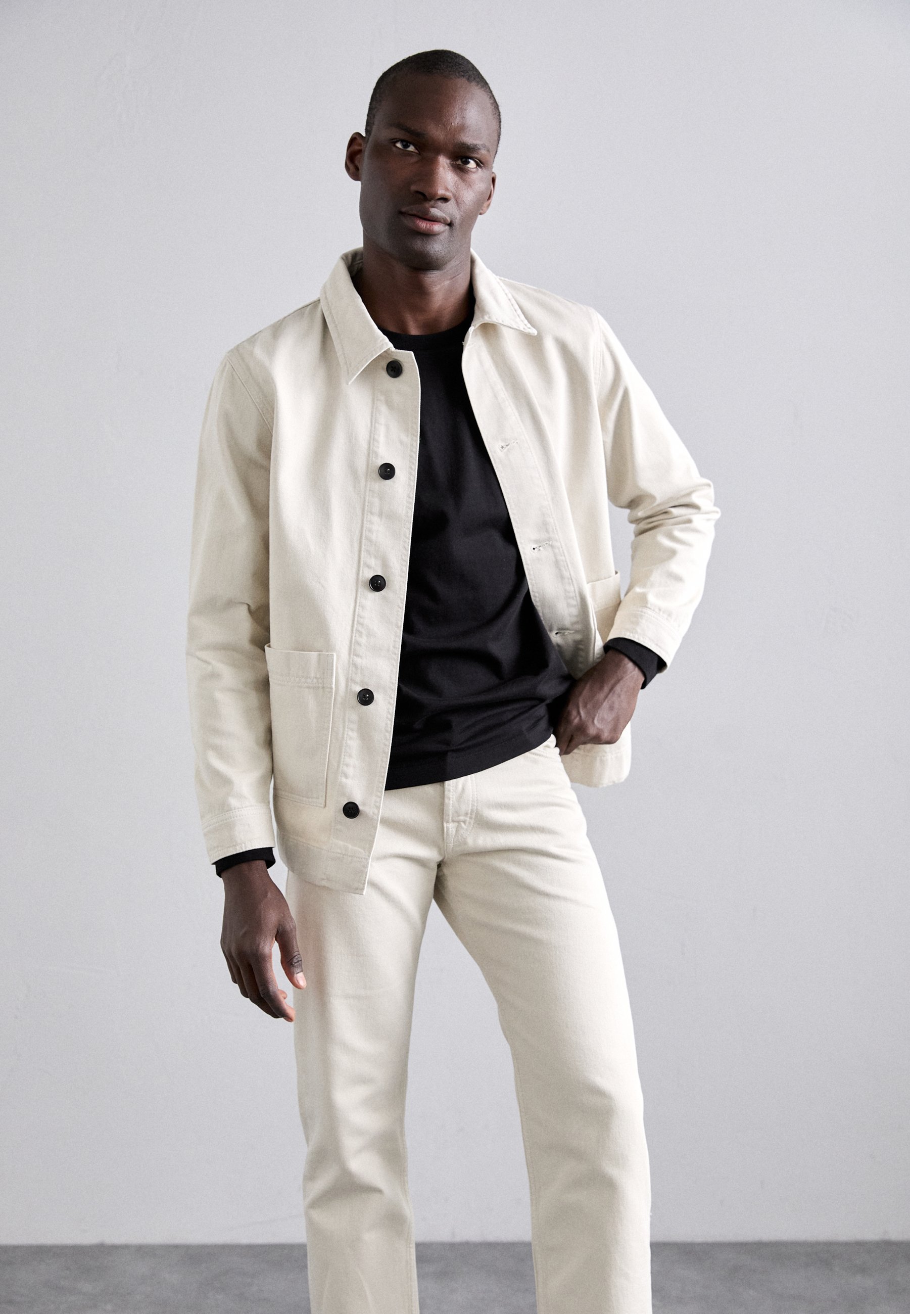 NN.07 OLLIE - Jaqueta jeans - marfim