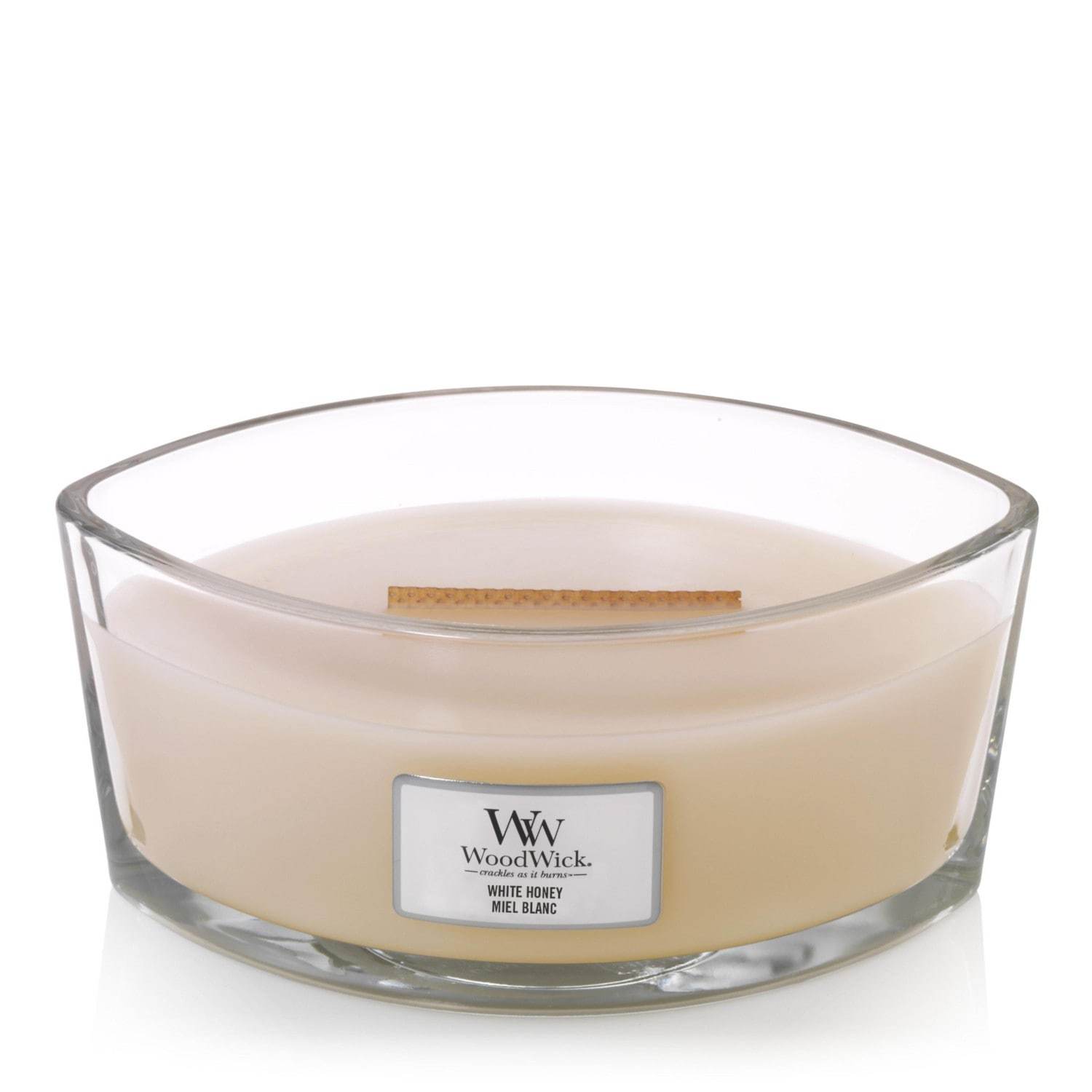 WoodWick svijeća Trilogija Bijeli med - 454 g