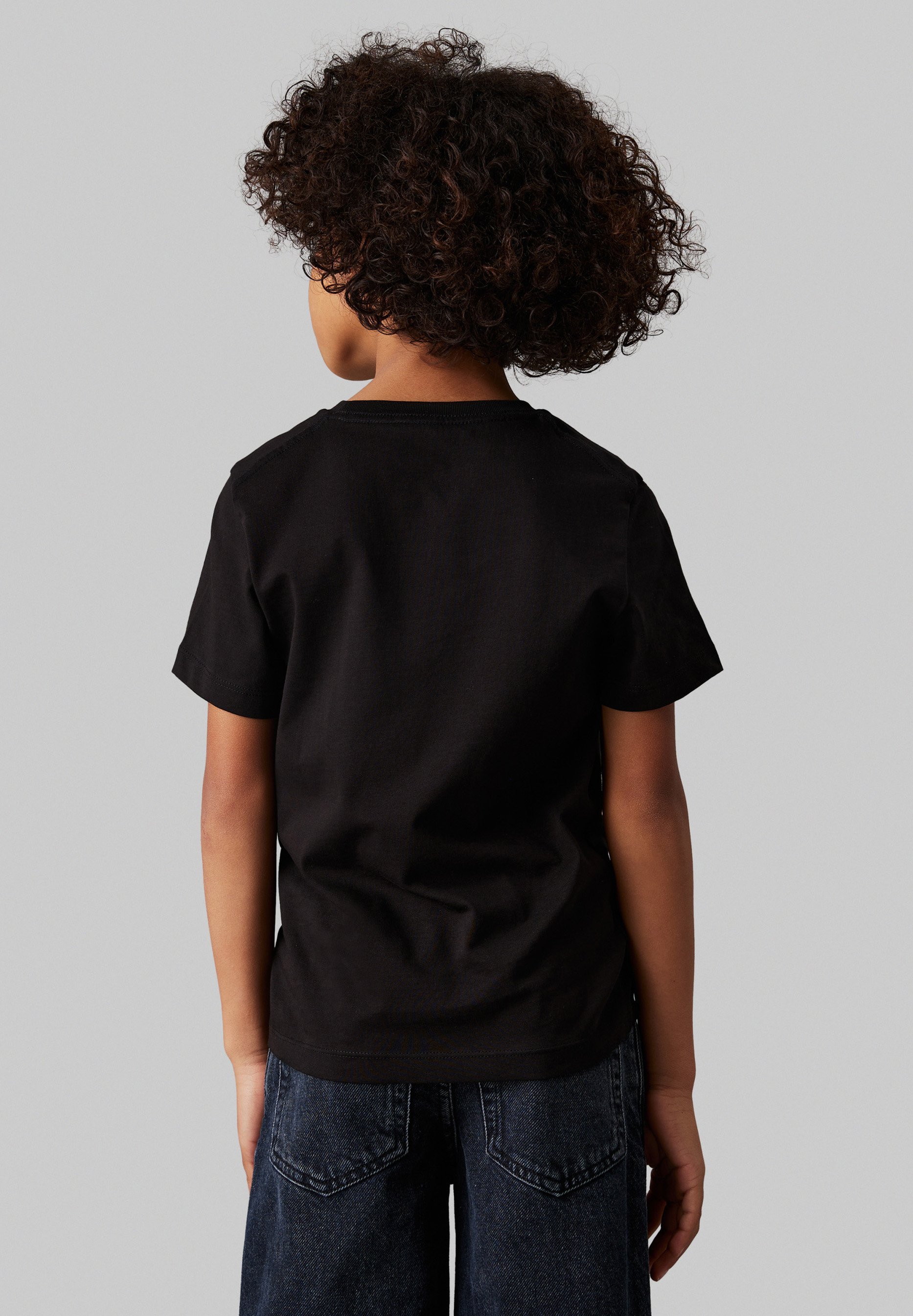 Calvin Klein Jeans MONOGRAM UNISEX - T-shirt met print - ck zwart