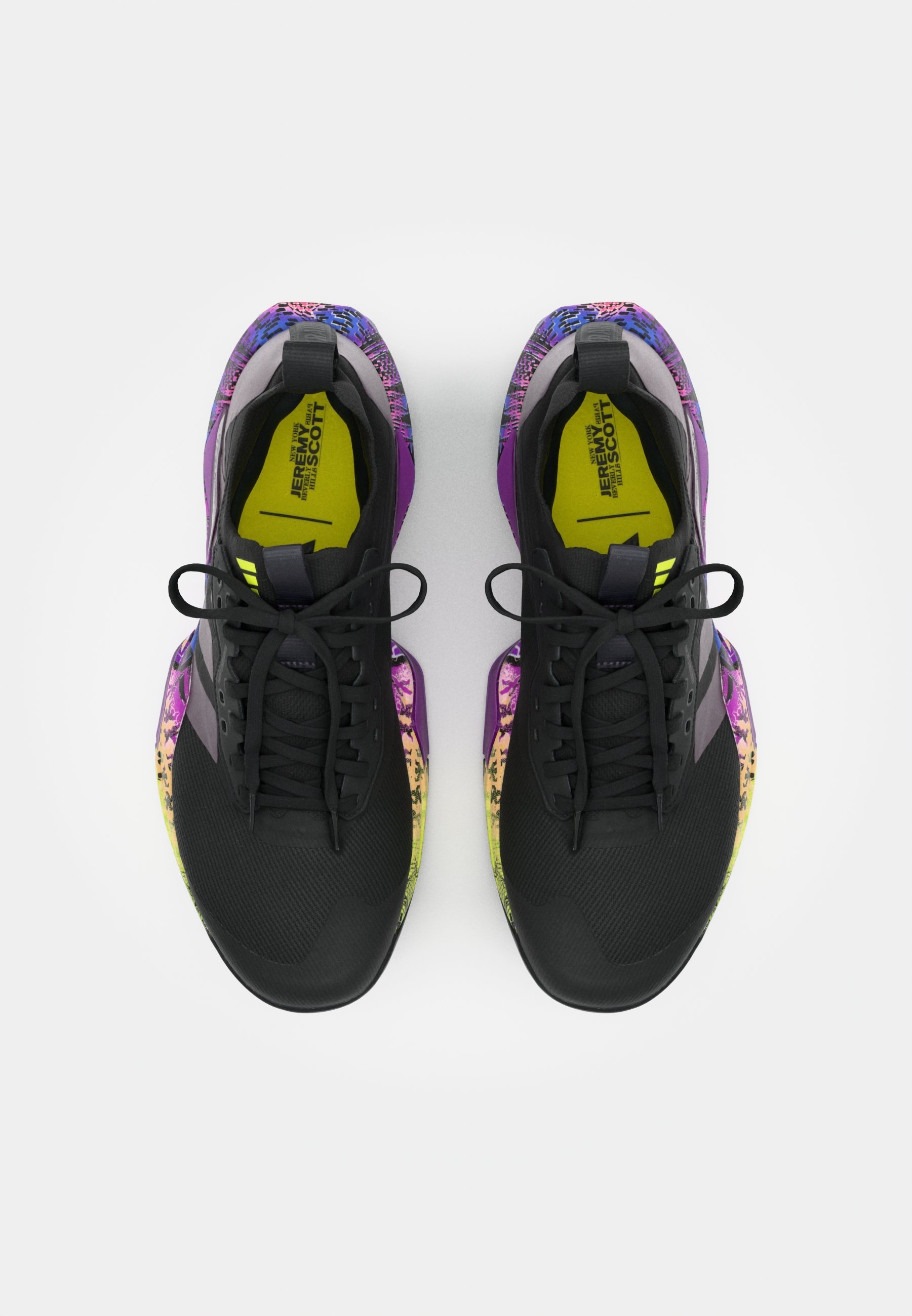 adidas Performance X JEREMY SCOTT PRIDE RAPIDMOVE ADV - Treningssko - core black/aurora metallic/acid yellow
