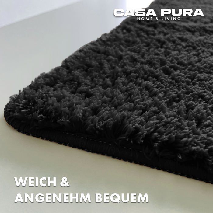 Tapete de banho Sky Plain Deep Black 50 x 80 cm