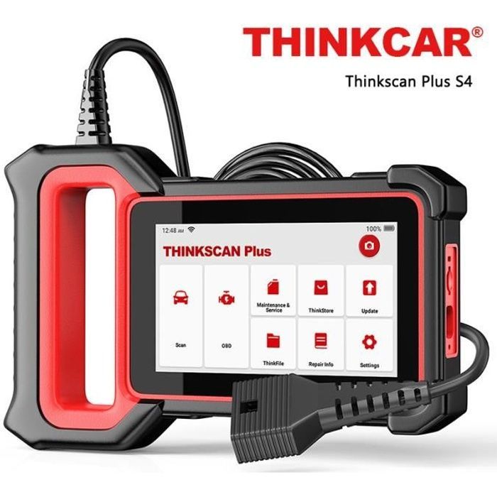 Herramienta de diagnóstico - Thinkcar - Thinkscan Plus S4 - OBD2 - Reinicio de 28 funciones - Diagnóstico completo