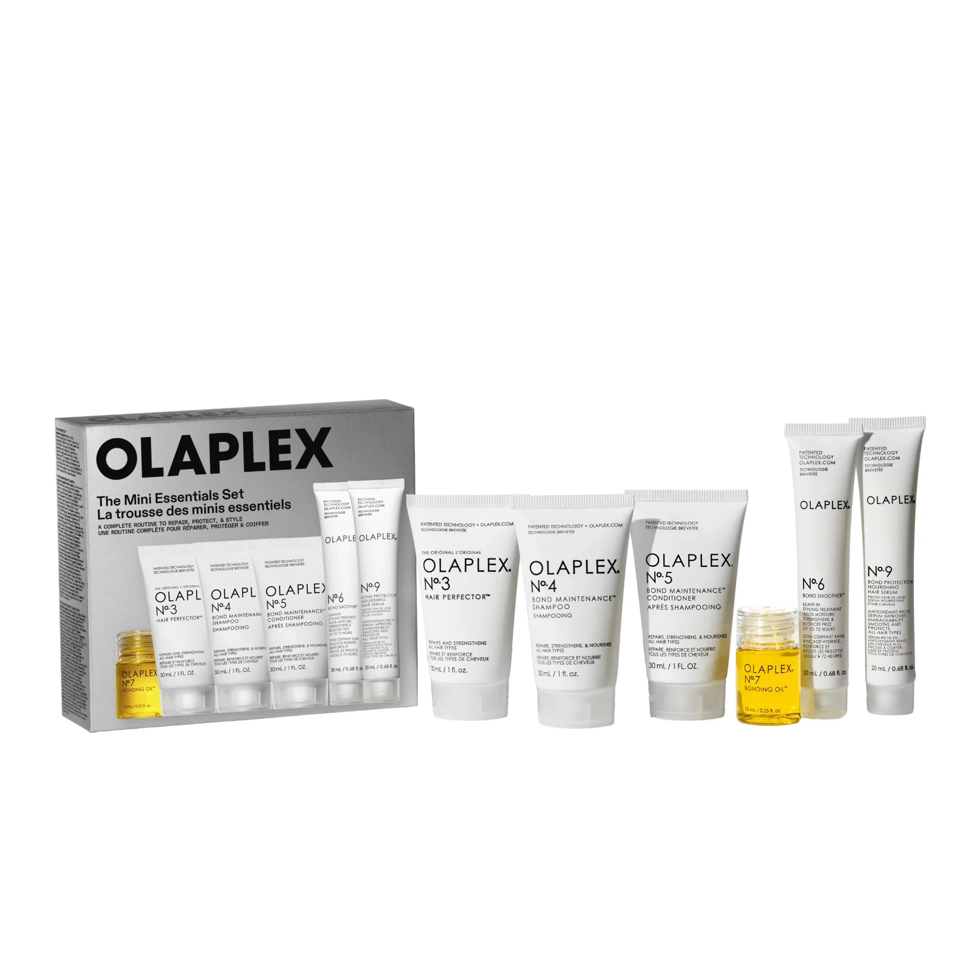 Cura dei Capelli Set Regalo – Prodotti Essenziali Formato Mini - Cofanetti per Capelli, Ristrutturanti & Ricostruttivi