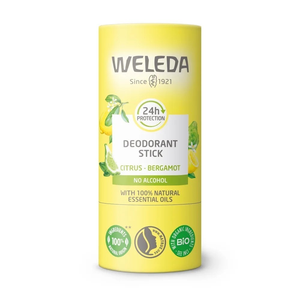 Desodorante Weleda Cítricos - Bergamota - 50 g