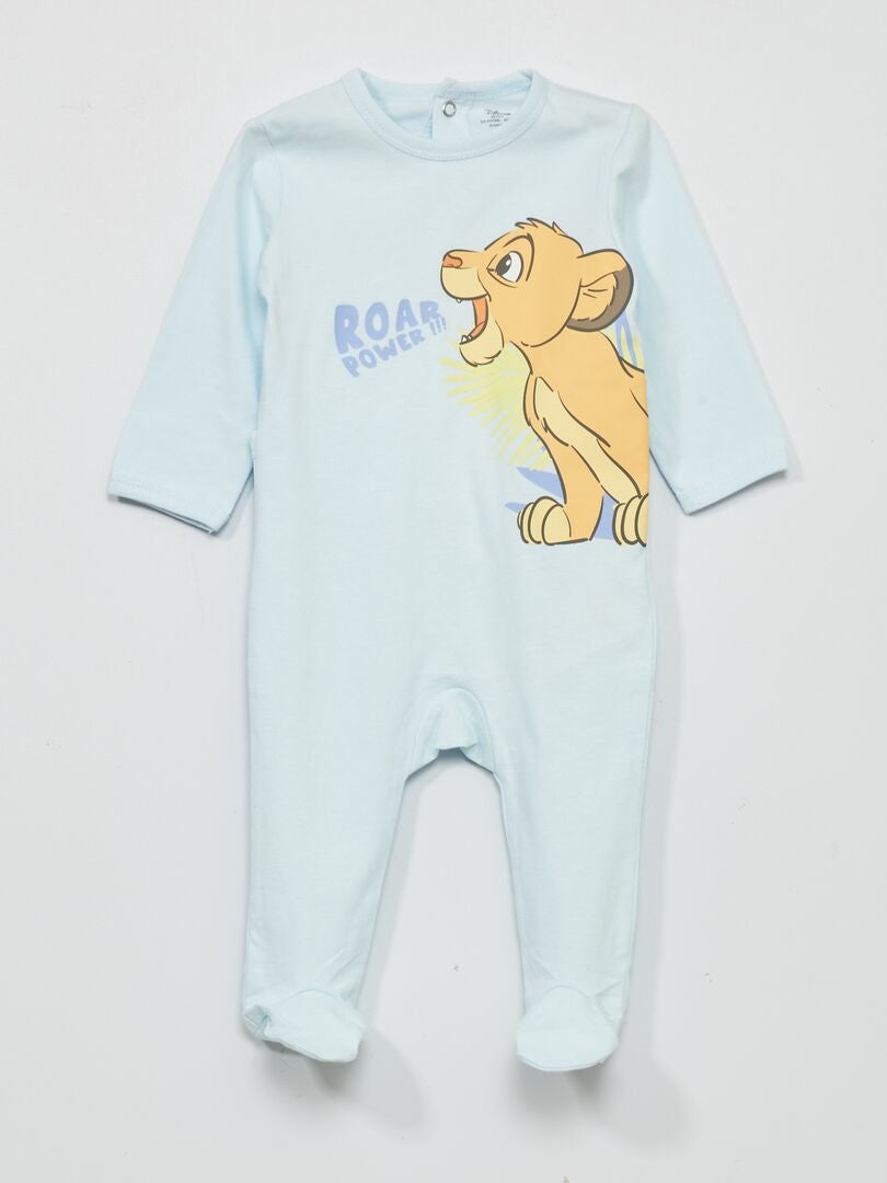 Macacão curto estilo 'Disney' - Azul