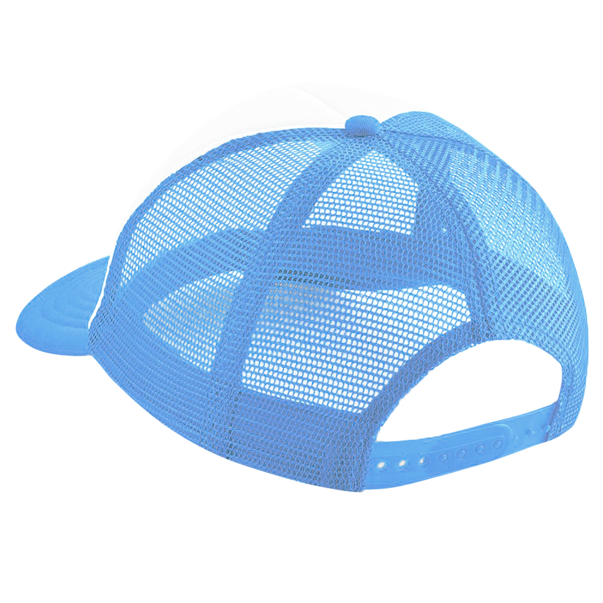  Casquette/Visière Beechfield Vintage Medium en maille nid d'abeille respirante