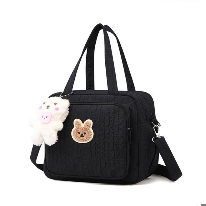 Bolso cambiador, bolso de maternidad, bolso de viaje, bolso para bebé, bolso para pañales, bolso cambiador negro