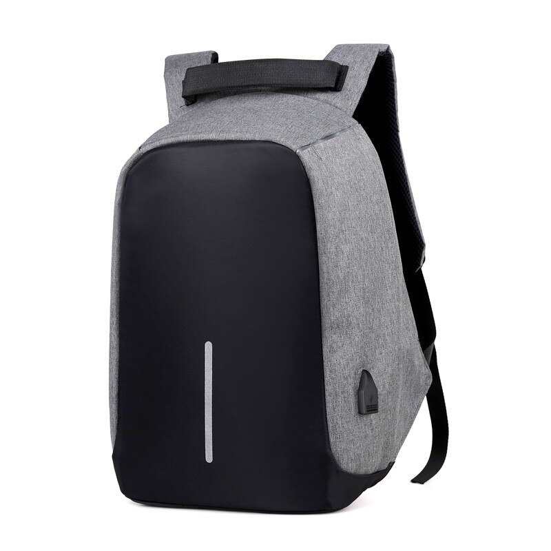 Borsa antifurto da uomo, zaino per laptop, zaino da viaggio da donna, grande capacità, per lavoro, con ricarica USB, borse a tracolla per studenti e scuola