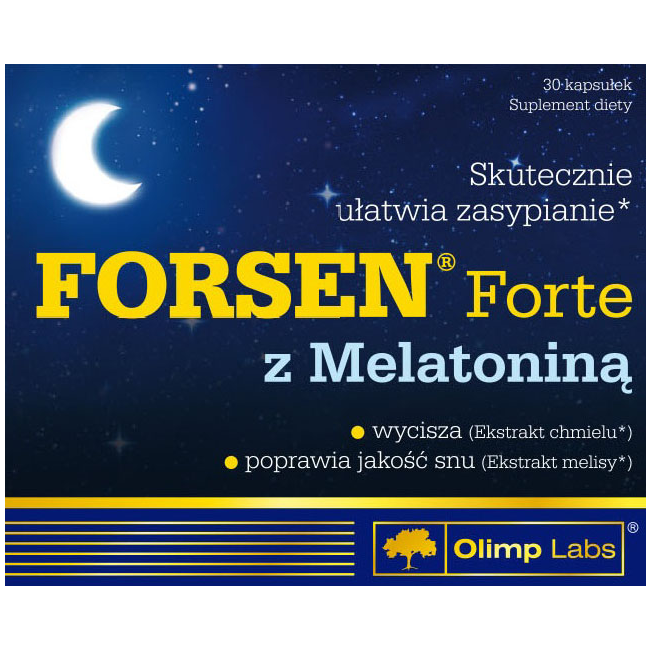 Olimp Nahrungsergänzungsmittel 30 Kapseln Forsen Forte mit Melatonin