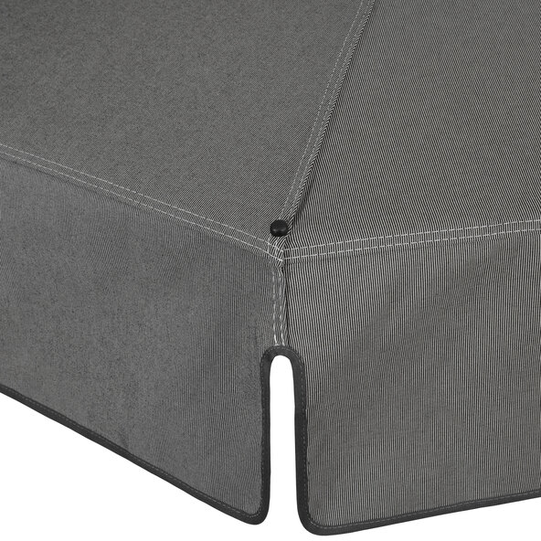 Easy Sun zweefparasol, inclusief voet, grijs