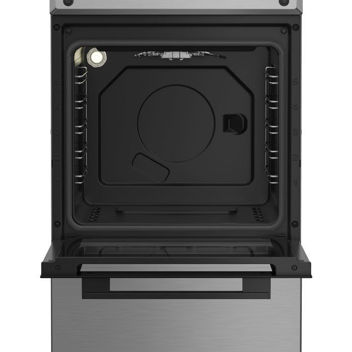 Gas cooker - INDESIT - I5G1KMS - 4 burners - 10.4 kWh - 50 cm wide - Silver