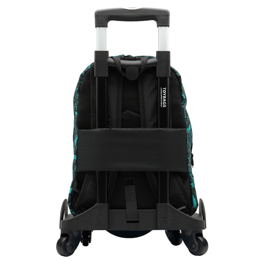  Mochila Escolar Minecraft Greeny Aanpasbaar + Carro Toybags 4 Ruedas 360º