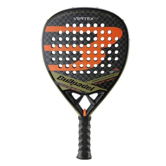 Raquette de padel - BULLPADEL - Vertex 03 - Multicolore - Système Air React Channel - Diamant