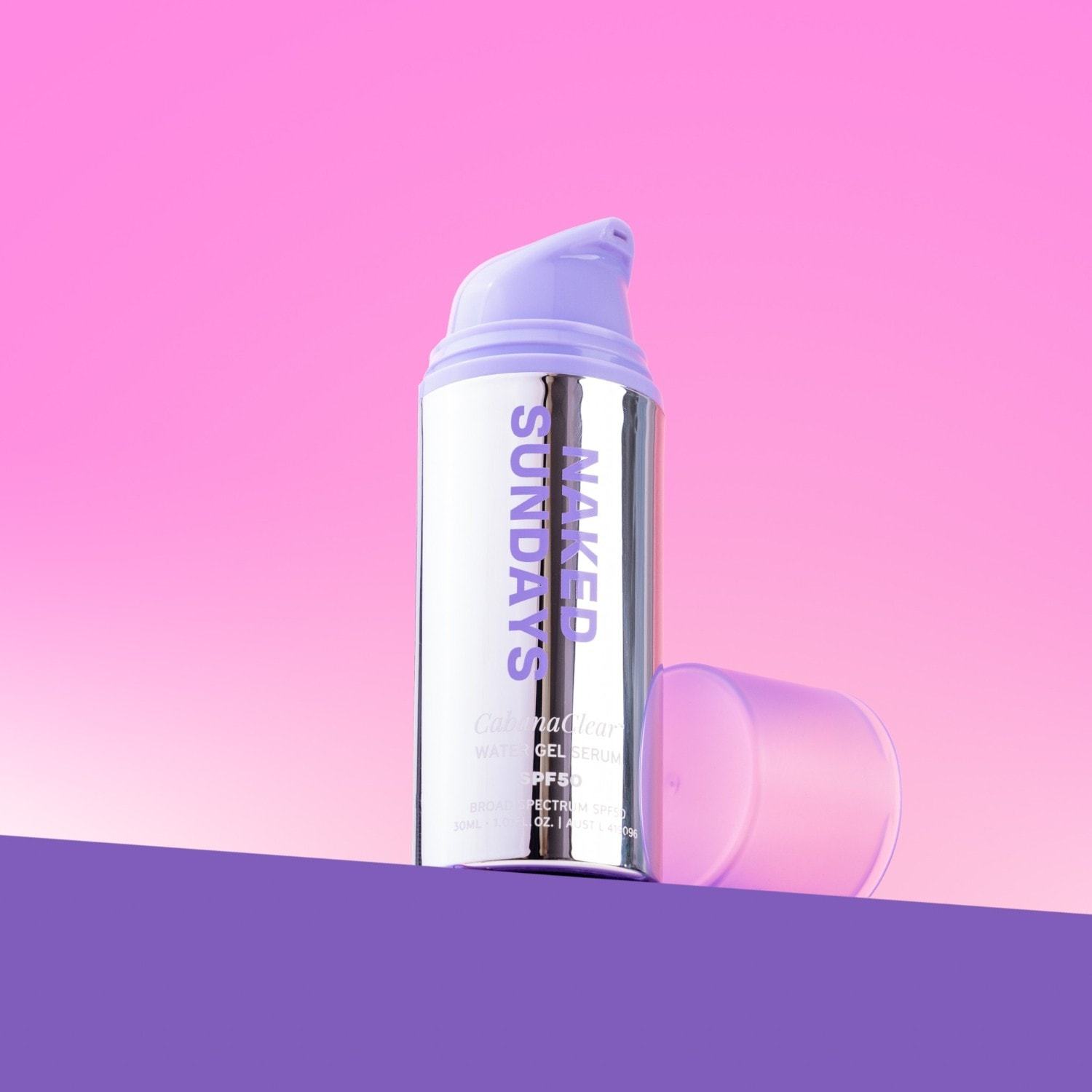 Vlažilni serum Naked Sundays CabanaClear Water gel serum SPF50 - 30 ml