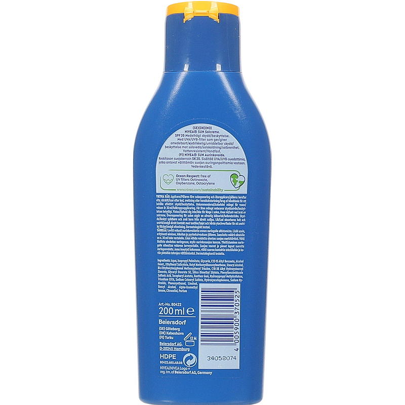 Nivea Nivea Sun SPF20 200ml lotion