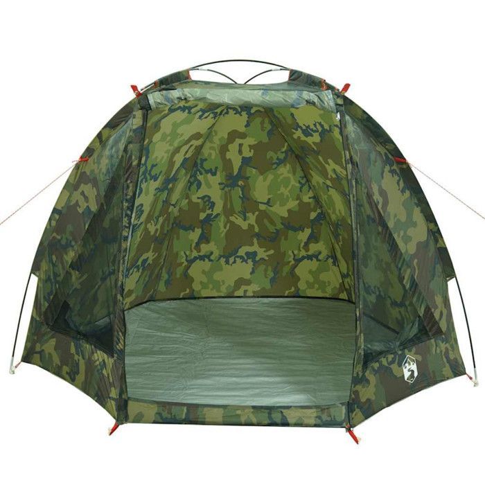Tienda de pesca impermeable con estampado de camuflaje vidaXL 4009481