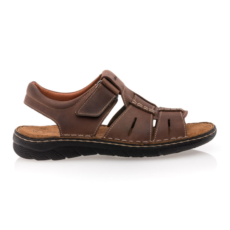  Brune sandaler / sko med åpen tå for menn