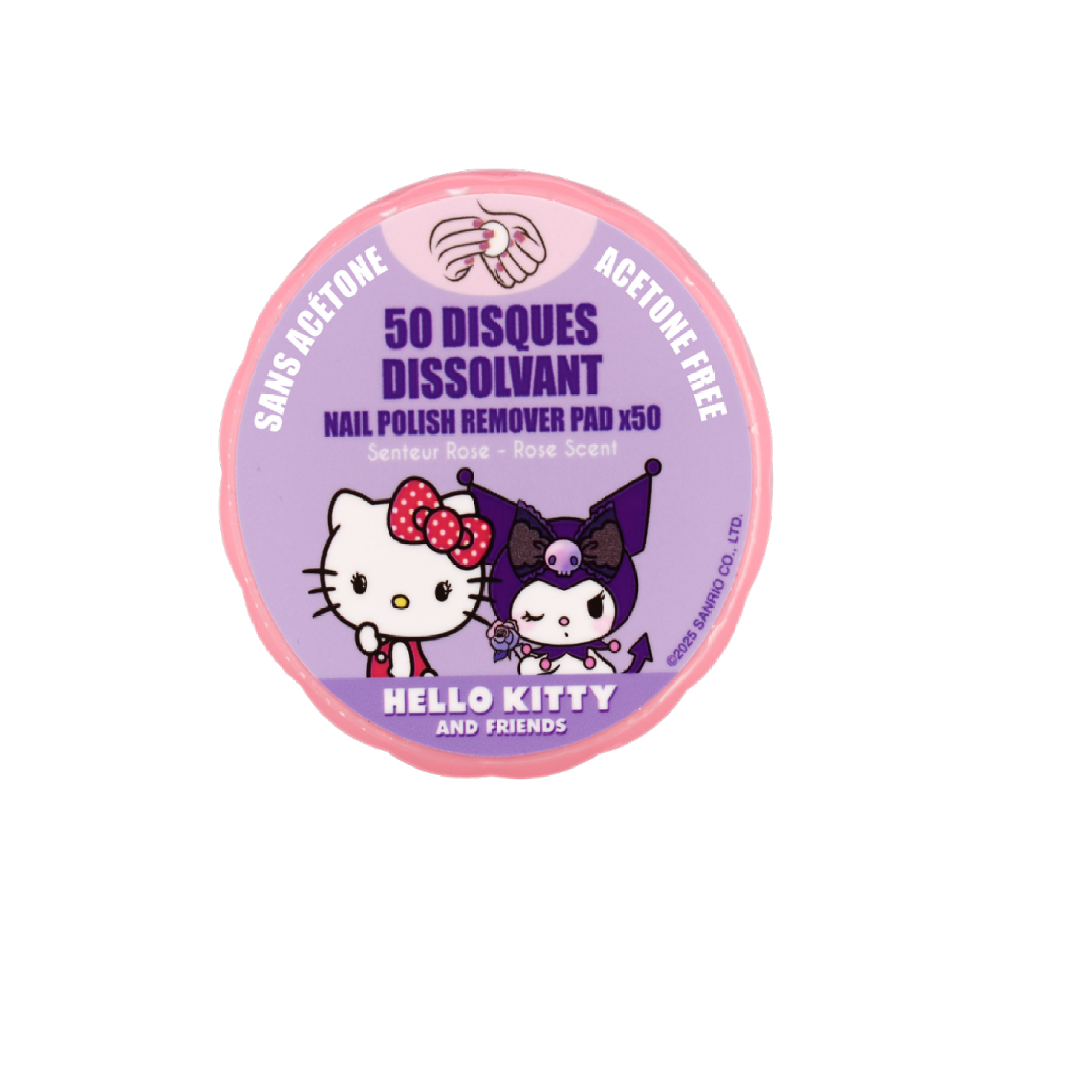 Diskovi za skidanje laka za nokte Hello Kitty and Friends Sredstvo za skidanje laka za nokte