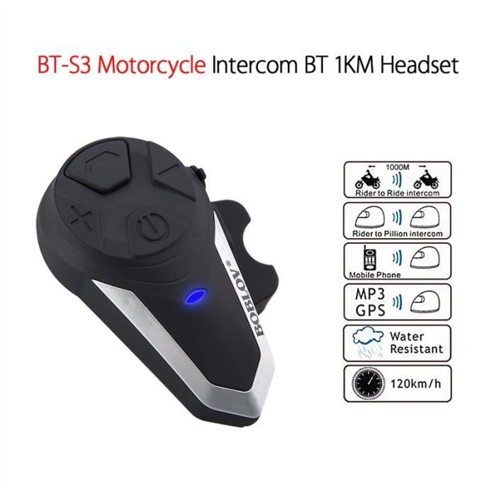 BOBLOV BT-S3 moto Bluetooth intercom