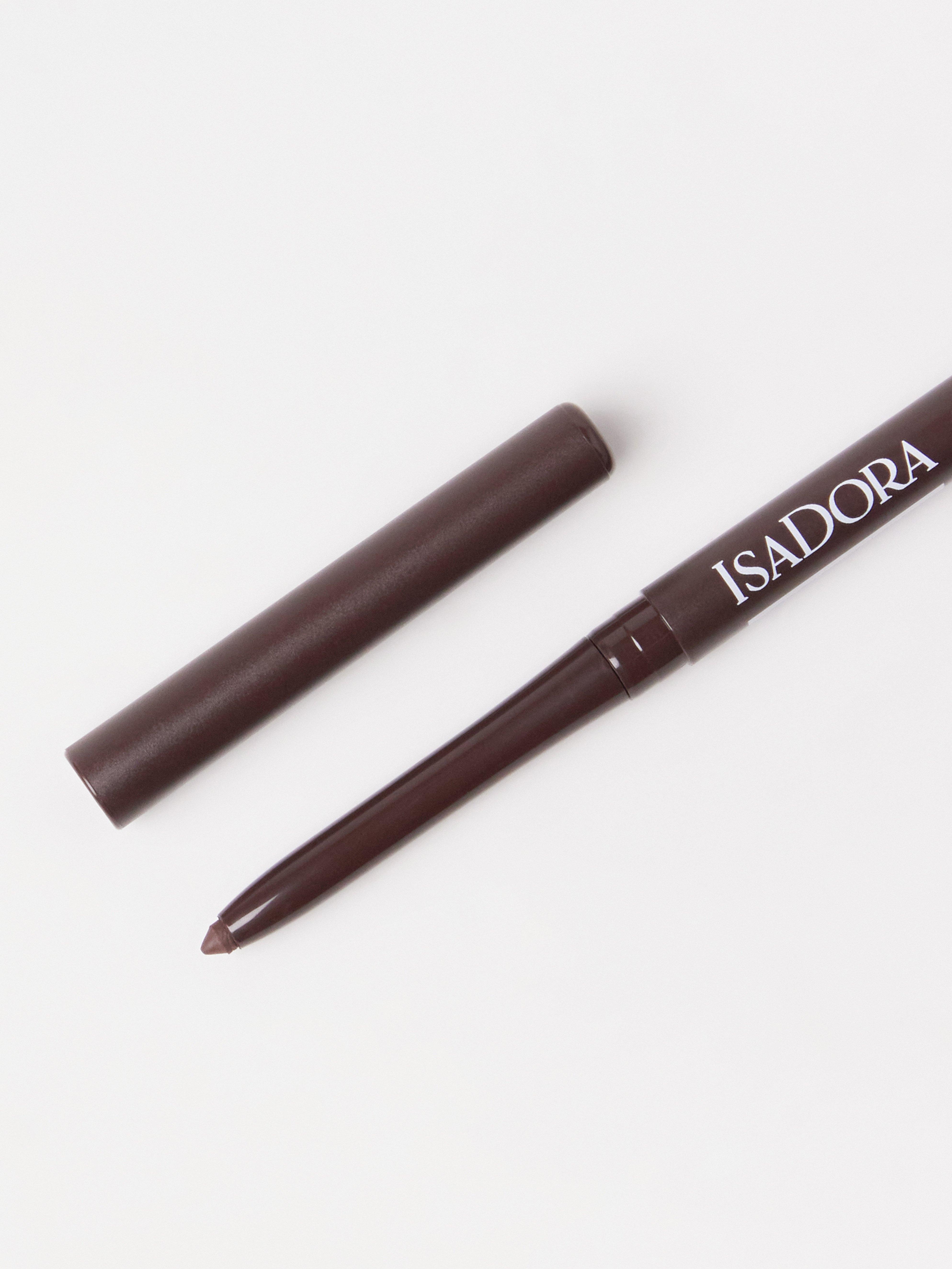 ISADORA Lápiz de cejas The Brow Fix 24h de larga duración y resistente al agua 02 MARRÓN OSCURO