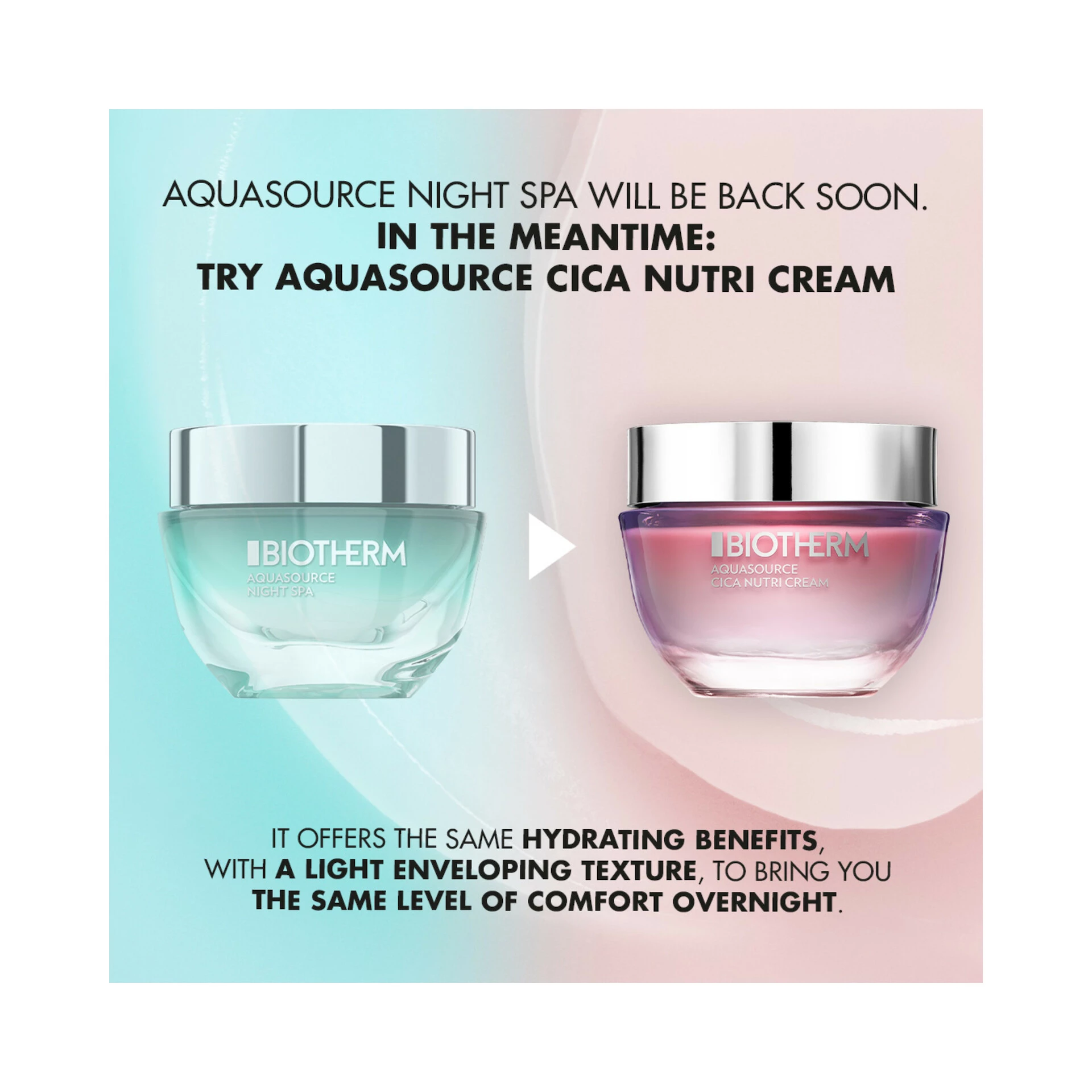 Cremă hidratantă Aquasource Night Spa 50 ml - Biotherm