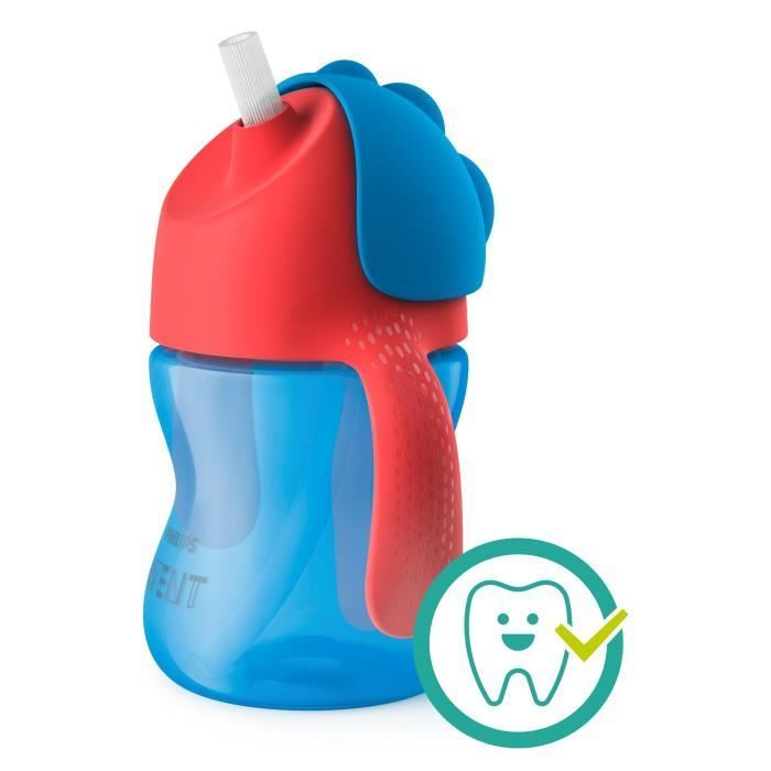 PHILIPS AVENT SCF796/01 Straw Cup - 200ml - 9 months+ - Blue/Red