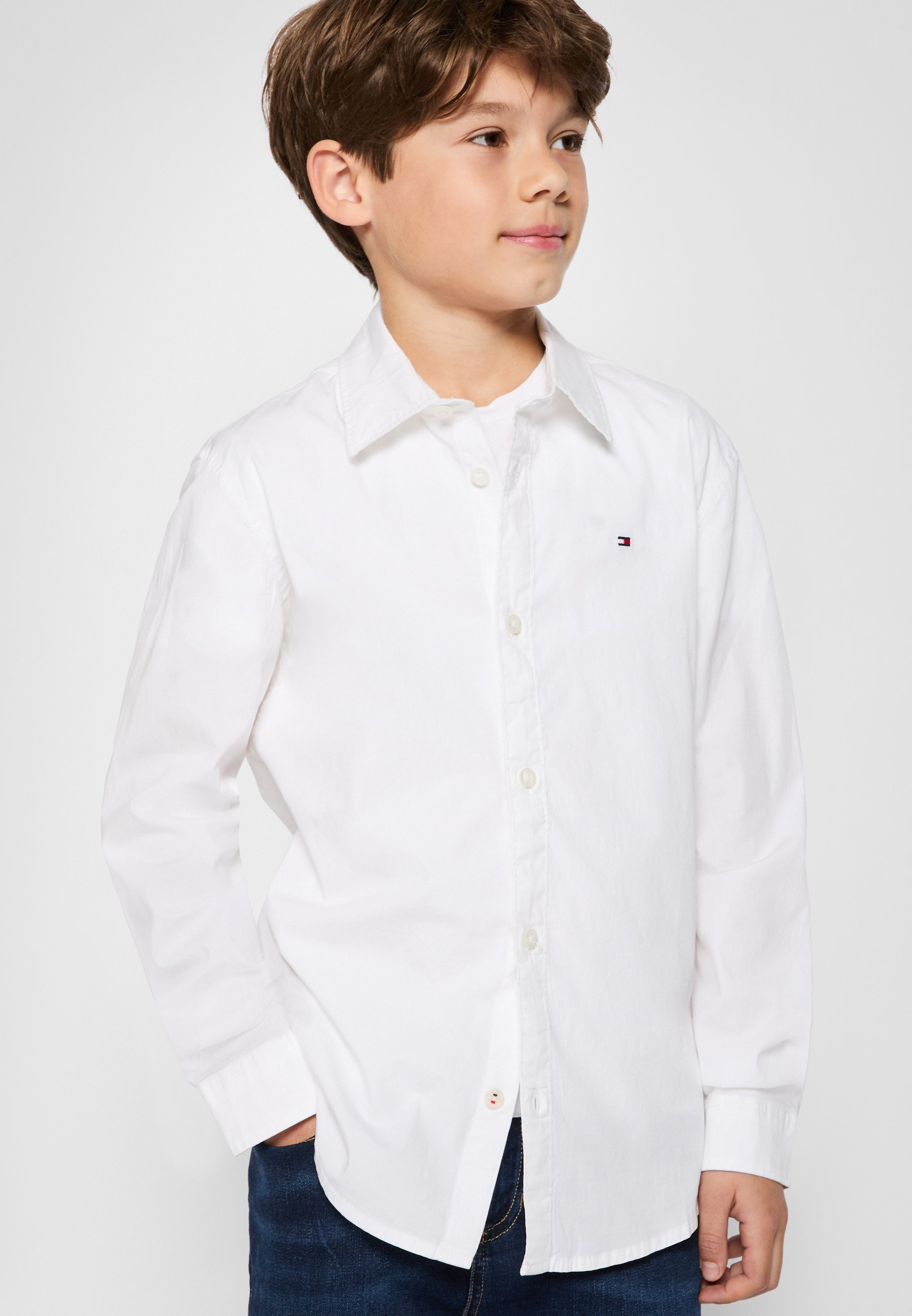 Tommy Hilfiger SOLID - Shirt - wit