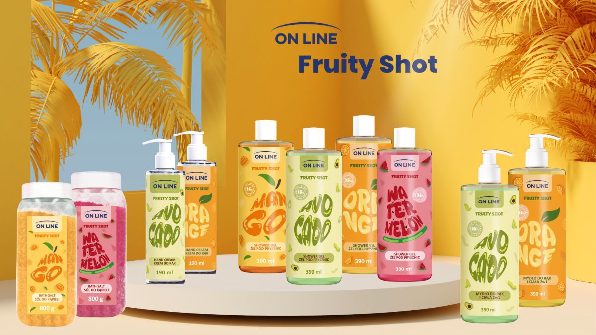 Fruktig shot på nett