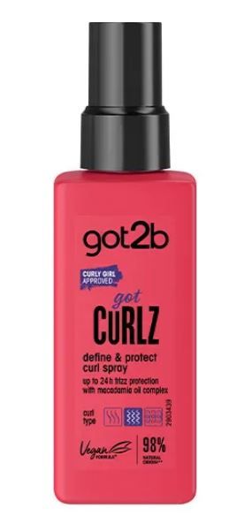 Got Curlz Defined Curls sprejs Produkti cirtainiem matiem