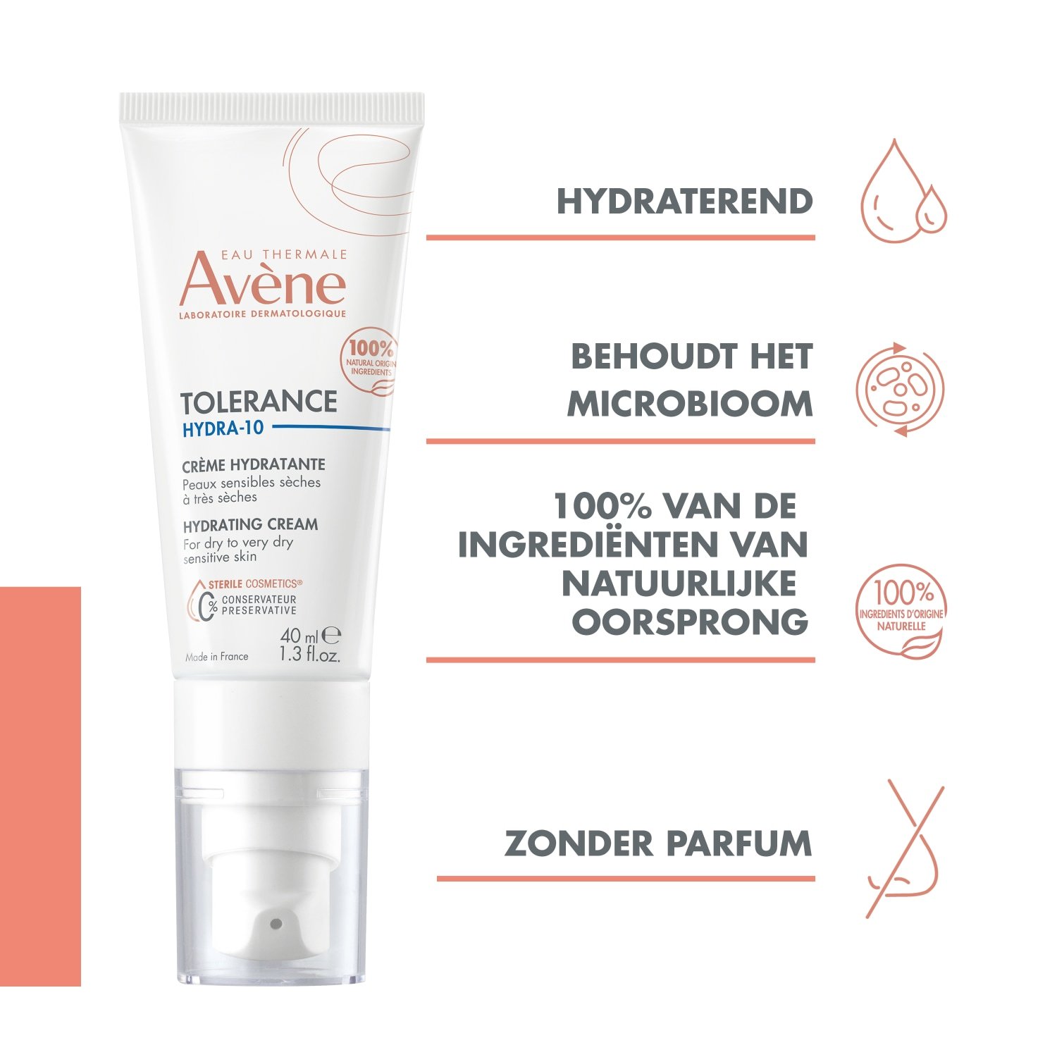 Avène Tolérance Hydra-10 vlažilna krema za obraz – 40 ml