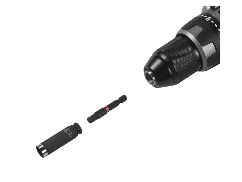 PARKSIDE PERFORMANCE® Conjunto de duplos e embouts para clé à choc, PSS 21 A1, 21 peças
