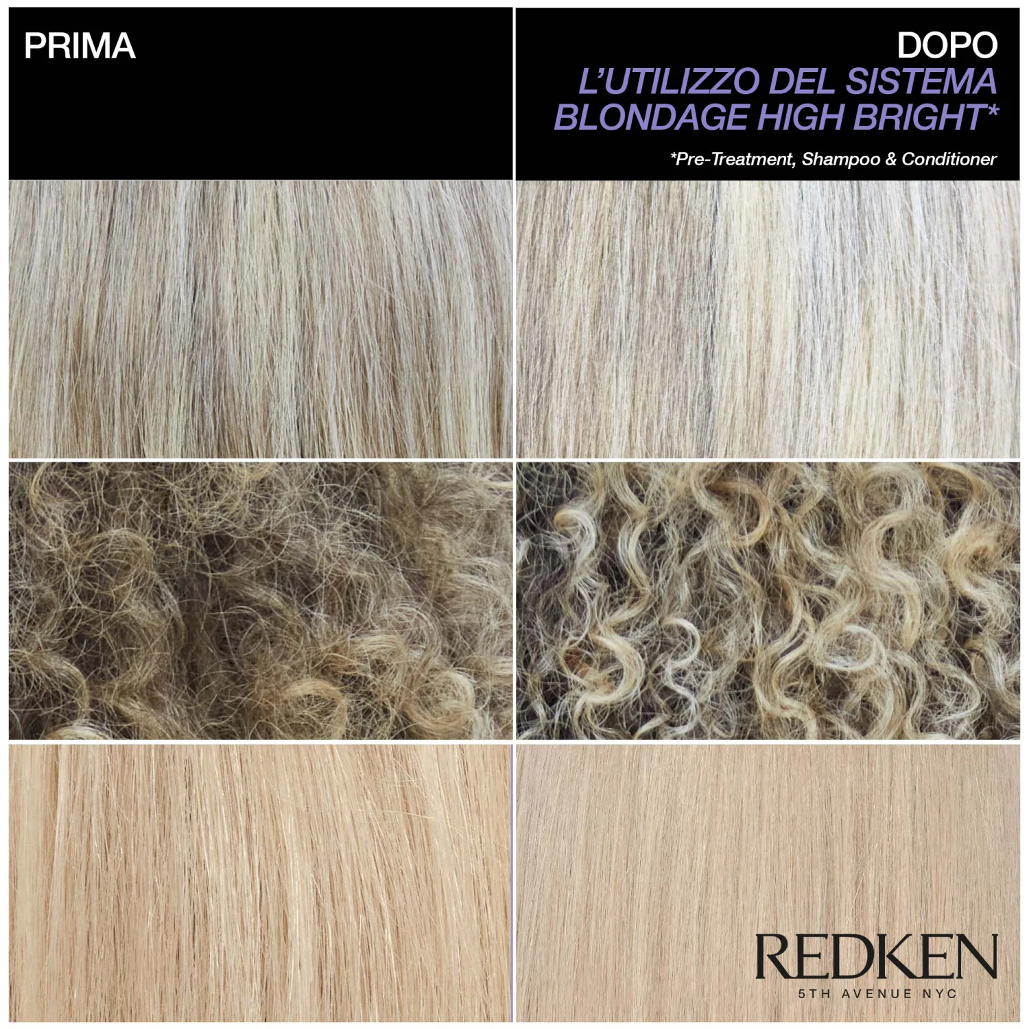 Blondage High Bright Conditioner - Balsamo Protezione Colore Capelli, Balsamo Illuminante Capelli
