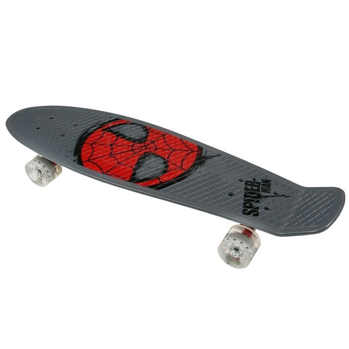 MARVEL Spider-Man YOUNG FISH SKATEBOARD 67cm, non-slip, lightweight, STABLE up to 100 kg