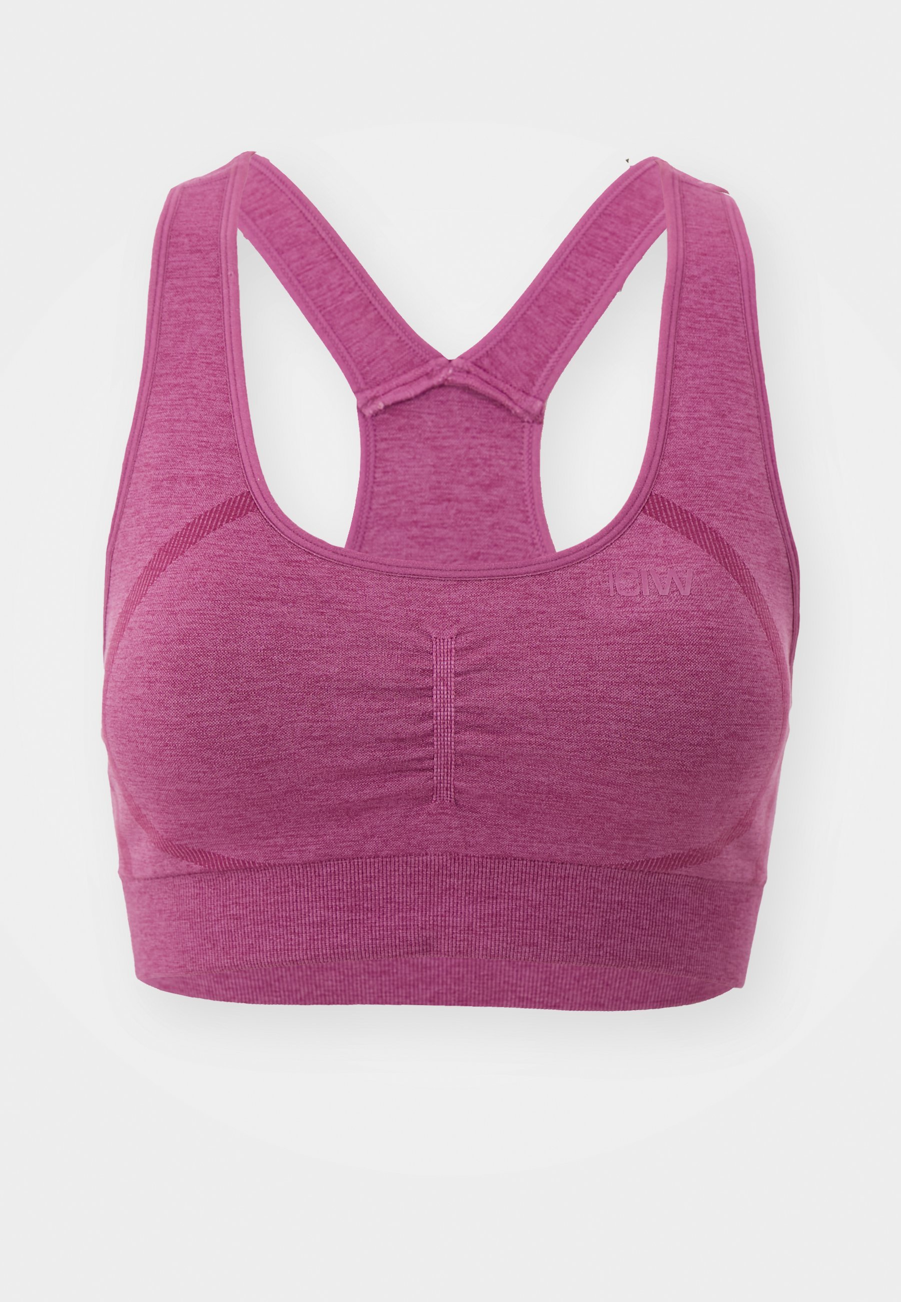 Soutien-gorge sans couture ICANIWILL RUSH - Soutien-gorge de sport à maintien moyen - mauve foncé chiné