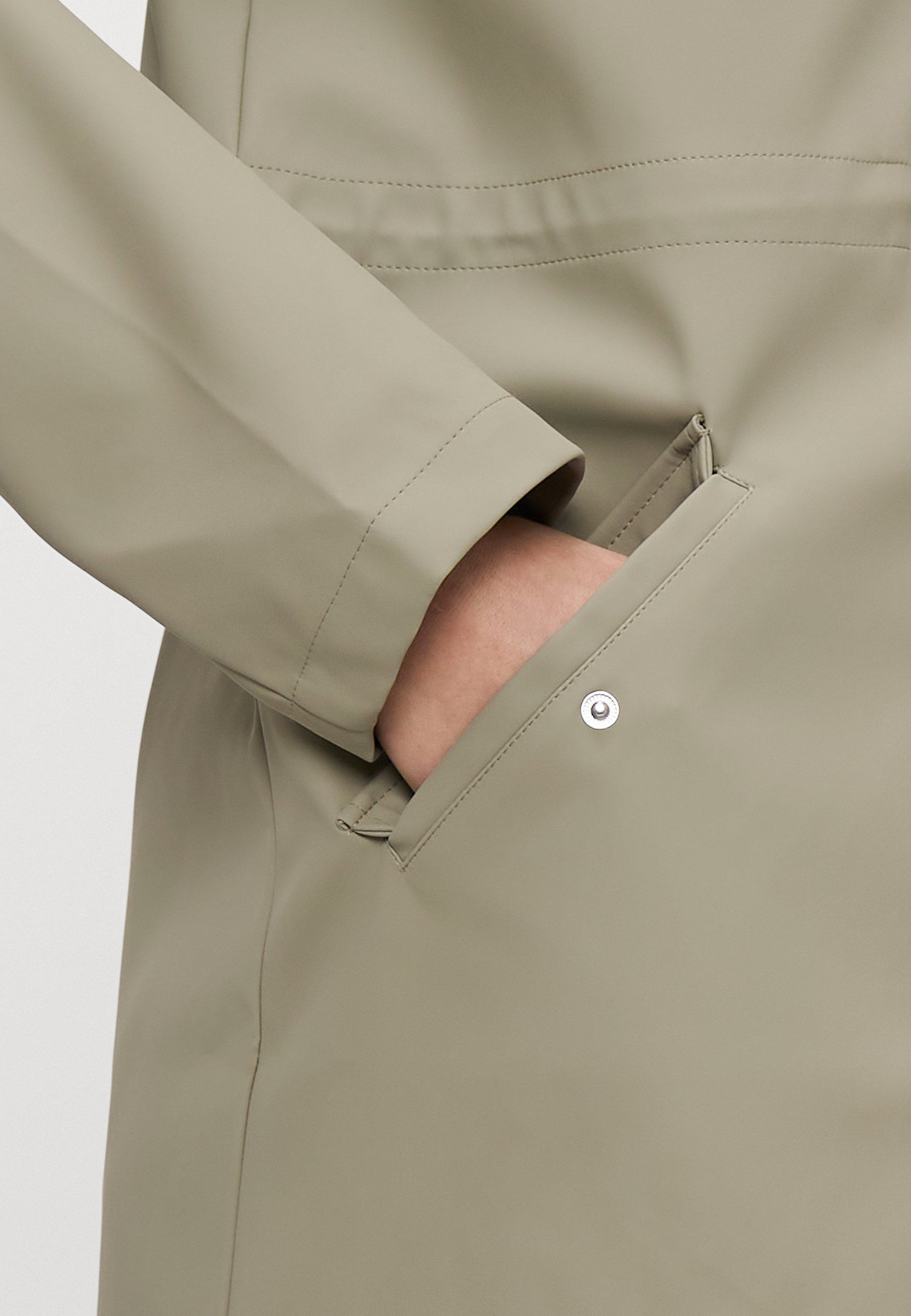 Vero Moda Tall VMMALOU COATED JACKET - Waterdichte jas - laurier eikenhout