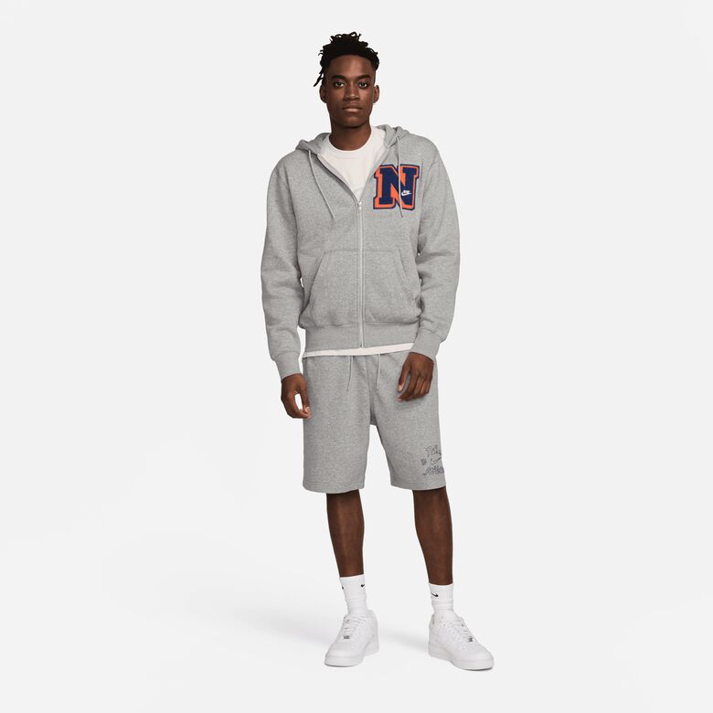 Club Basketball Fullzip Pullover Hoodie Varsity