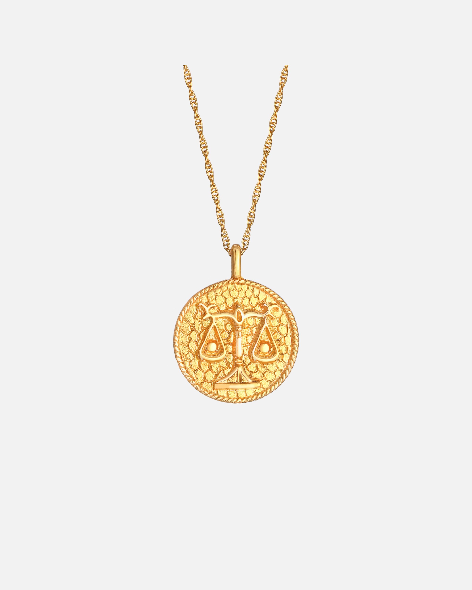 Elli Pièce de monnaie pour dames en Balance du Zodiaque Astro Tendance Antique en argent sterling 925