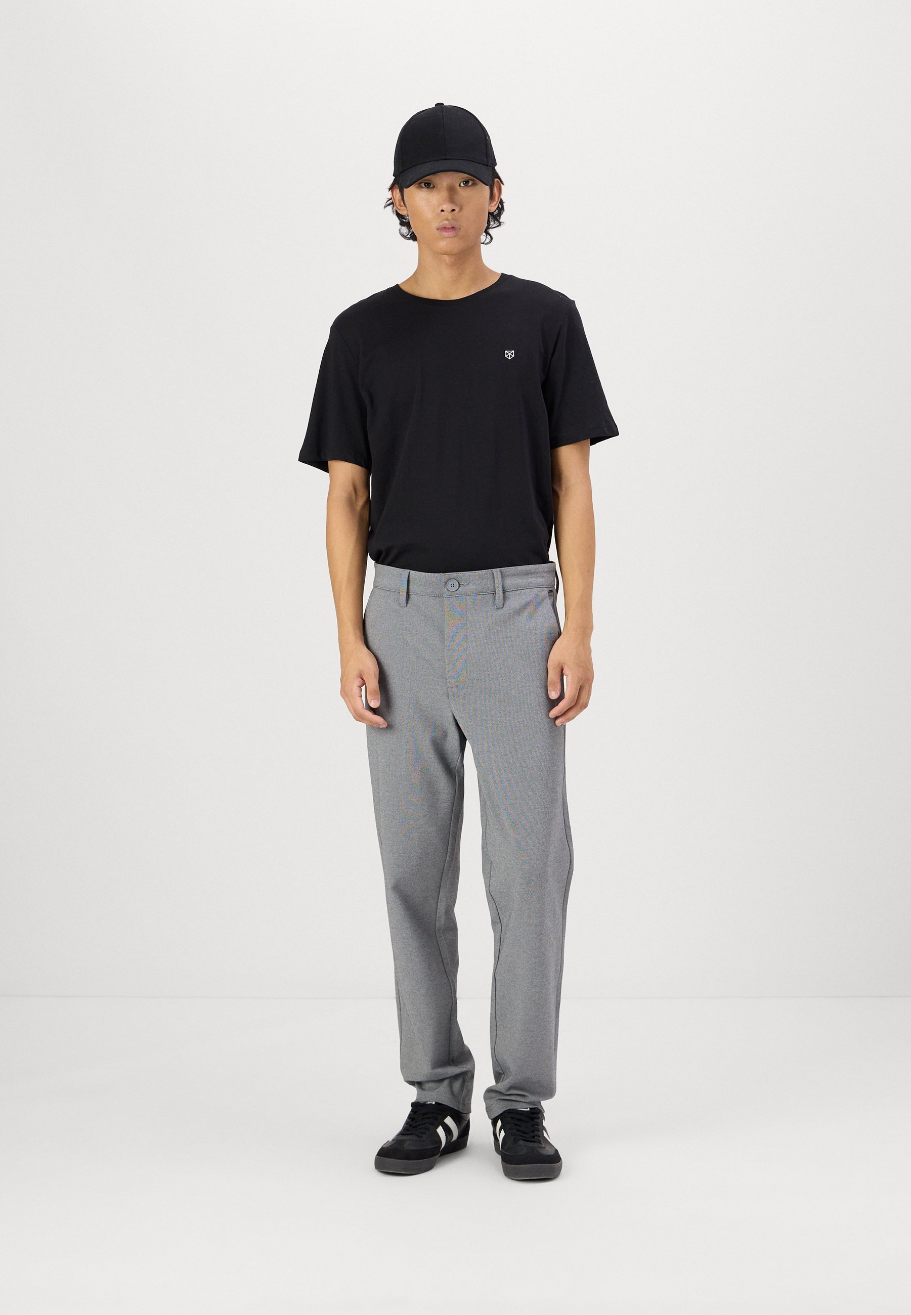 Only & Sons ONSMARK REGULAR - Trousers - medium grey
