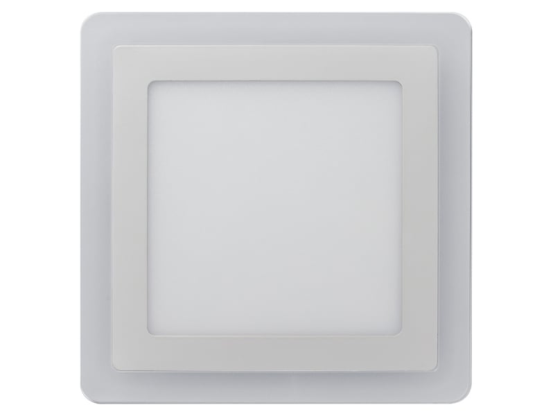 Plafon Clik LED 19,8 cm aluminiowy biały