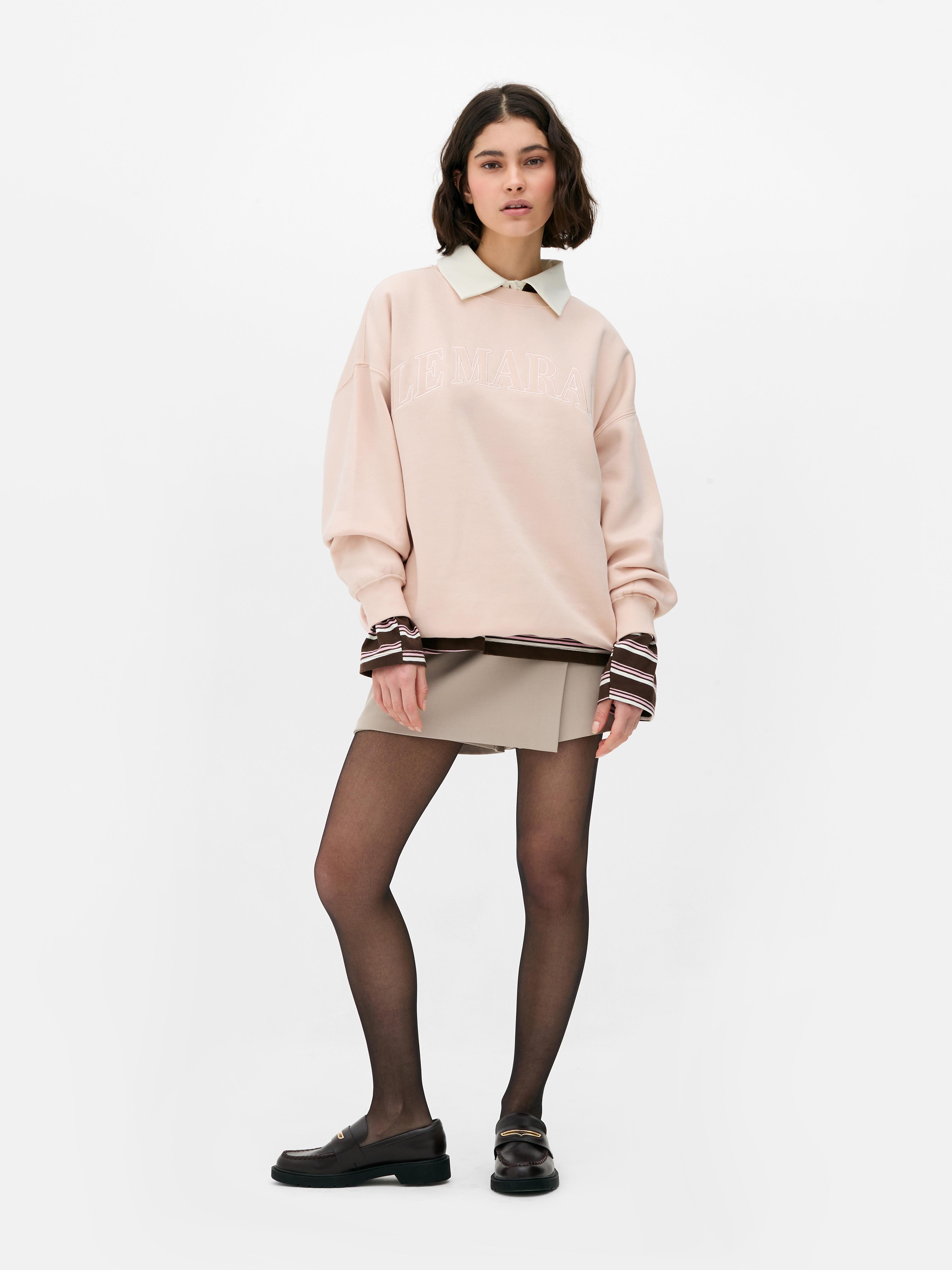 Φούτερ με τυπωμένο oversized σχέδιο Αυτό το φούτερ με εντυπωσιακό σχέδιο μπροστά και πίσω είναι ιδανικό για ευέλικτο στυλ
