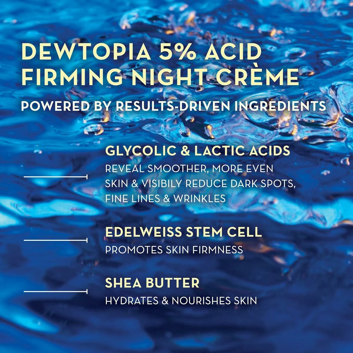 Dewtopia 5% Creme Noturno Firmador com Ácido 50 ml - Ole Henriksen