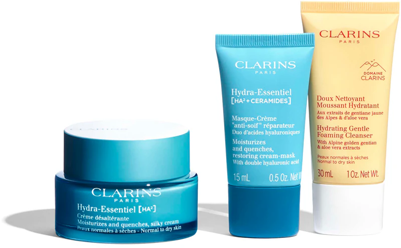Clarins Hydra-Essentiel [HA²] kolekcia darčeková sada pre všetky typy pleti