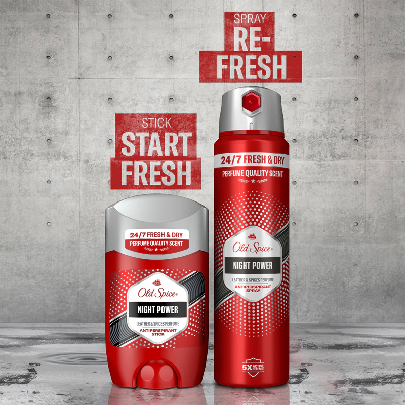 Antiperspirant v spreji Old Spice Night Power pre mužov