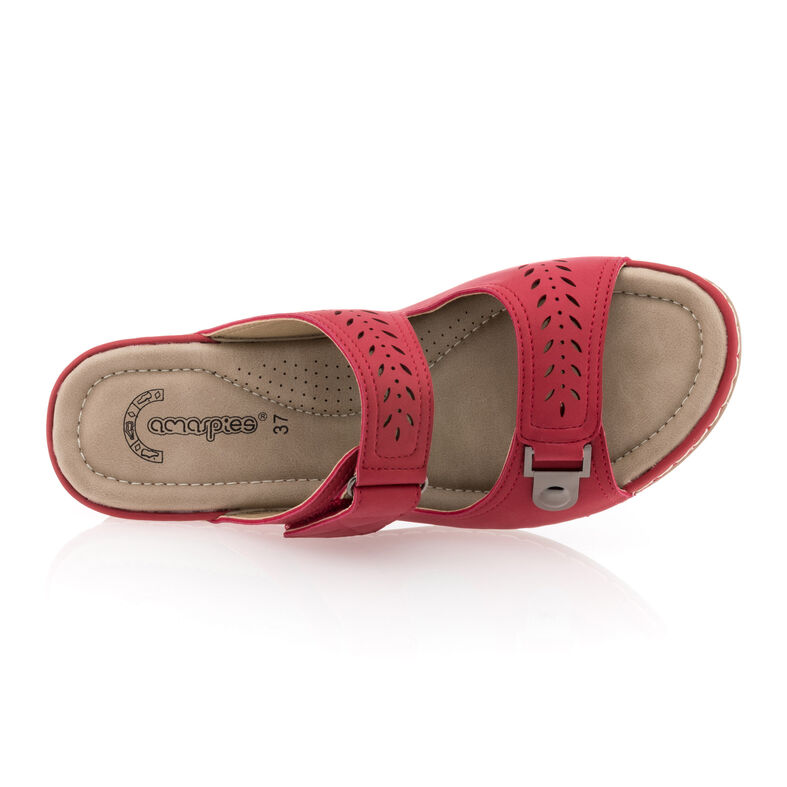 Rote Damen-Mules/Clogs