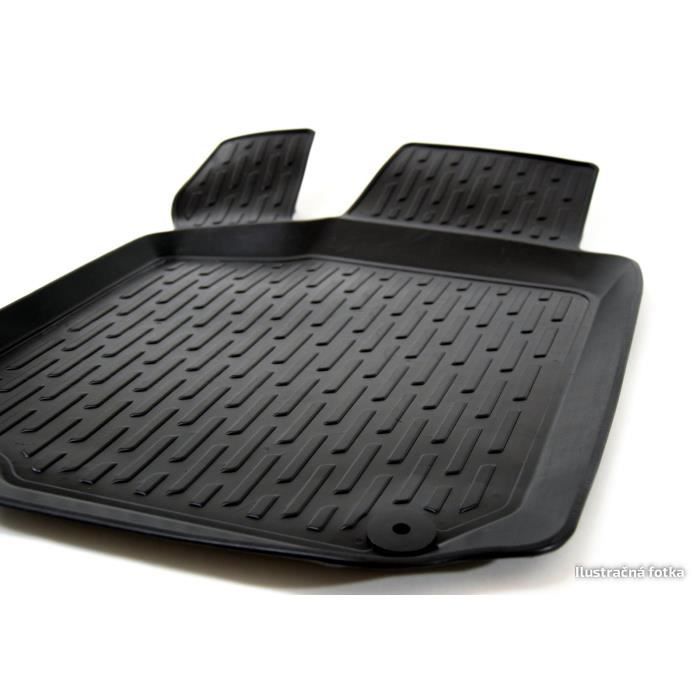 Tapis de sol 3D - SCOUTT - Nissan Qashqai J11 - Caoutchouc Premium - Sur mesure - Noir