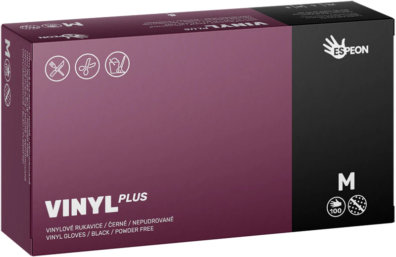 Espeon Vinyl Plus puderfreie Vinylhandschuhe