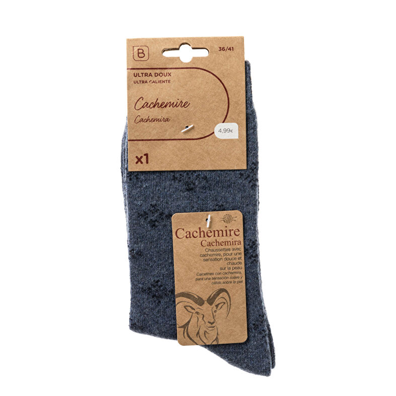 Chaussettes et collants Femme Bleu